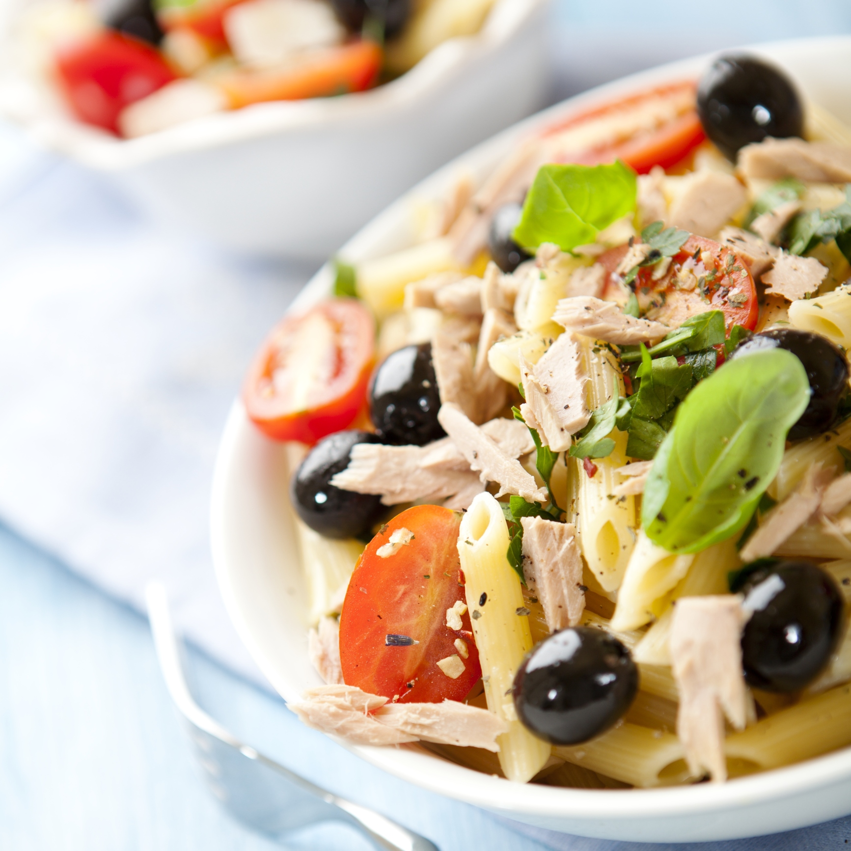 Pasta salad with tuna